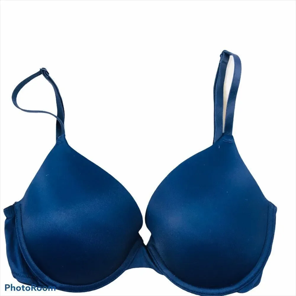 Victoria’s Secret PINK Navy Blue Padded Bra 32B‎